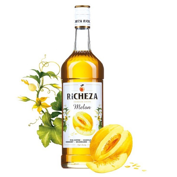 Сироп RICHEZA Дыня стекло 1 л