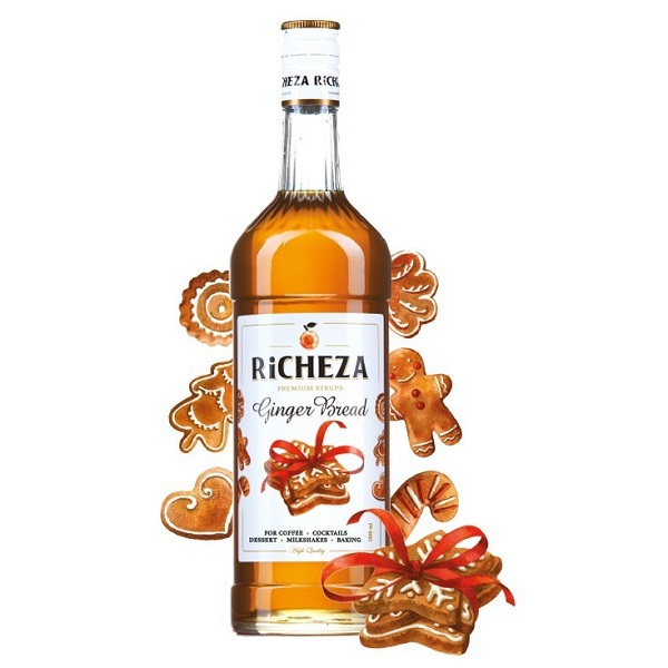 Сироп RICHEZA Имбирный Пряник стекло 1 л
