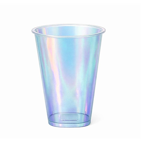 Стакан BUBBLE CUP/Шейкер D=90 мм, цвет " Перламутр / Серебро " 650 мл х 10 шт