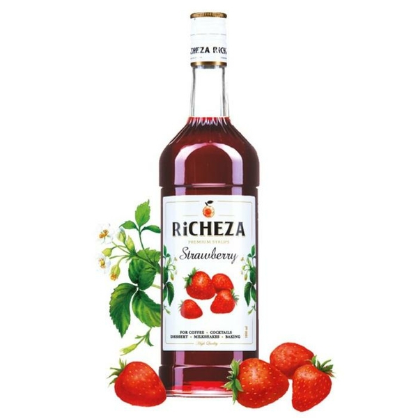 Сироп RICHEZA Клубника стекло 1 л
