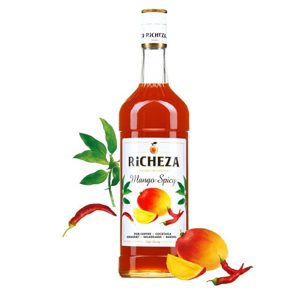 Сироп RICHEZA Манго Спайс стекло 1 л