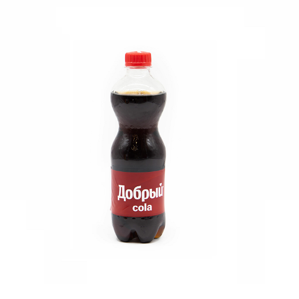 Лимонад ДОБРЫЙ Кола газированный (ПЭТ) 0.5 л
