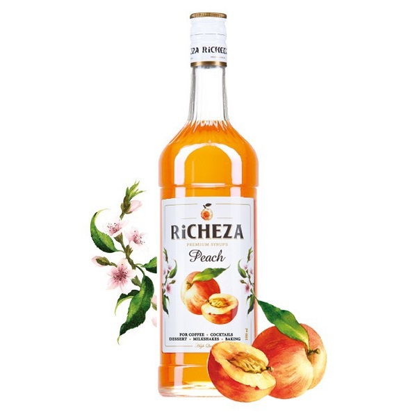 Сироп RICHEZA Персик стекло 1 л