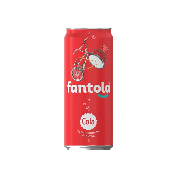Лимонад FANTOLA "Cola" сильногазированный (Ж/Б) 0.33 л