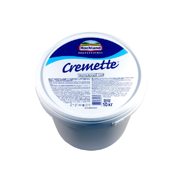 Сыр HOCHLAND "Cremette professional" творожный 65% 10 кг