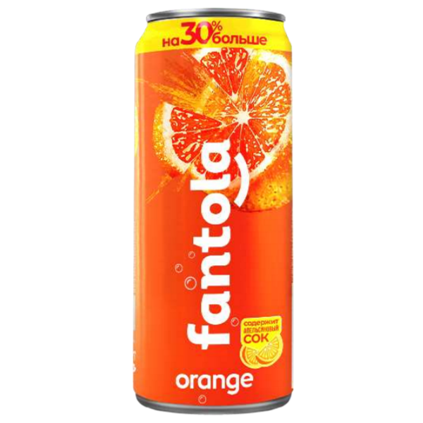 Лимонад FANTOLA "Citrus" сильногазированный (Ж/Б) 0.45 л