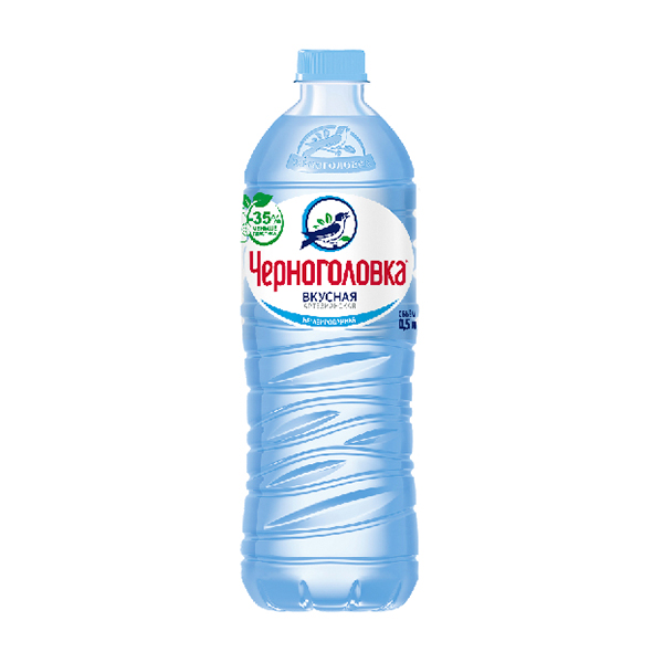 Вода питьевая ЧЕРНОГОЛОВКА НЕГАЗИРОВАННАЯ (ПЭТ) 0.5 л