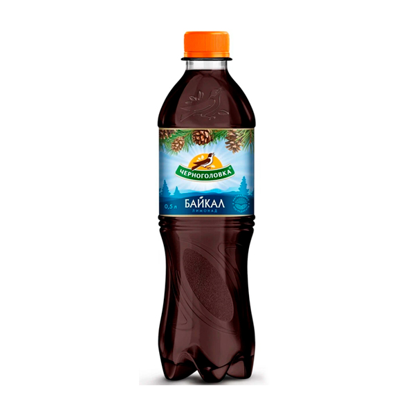 Лимонад ЧЕРНОГОЛОВКА "Байкал" сильногазированный (ПЭТ) 0.5 л