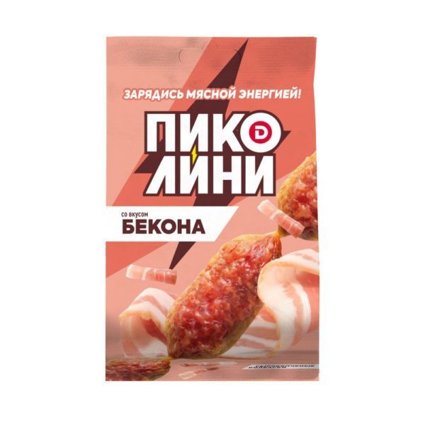 Колбаски ДЫМОВ "Пиколини со вкусом Бекона" сырокопченые 50 г